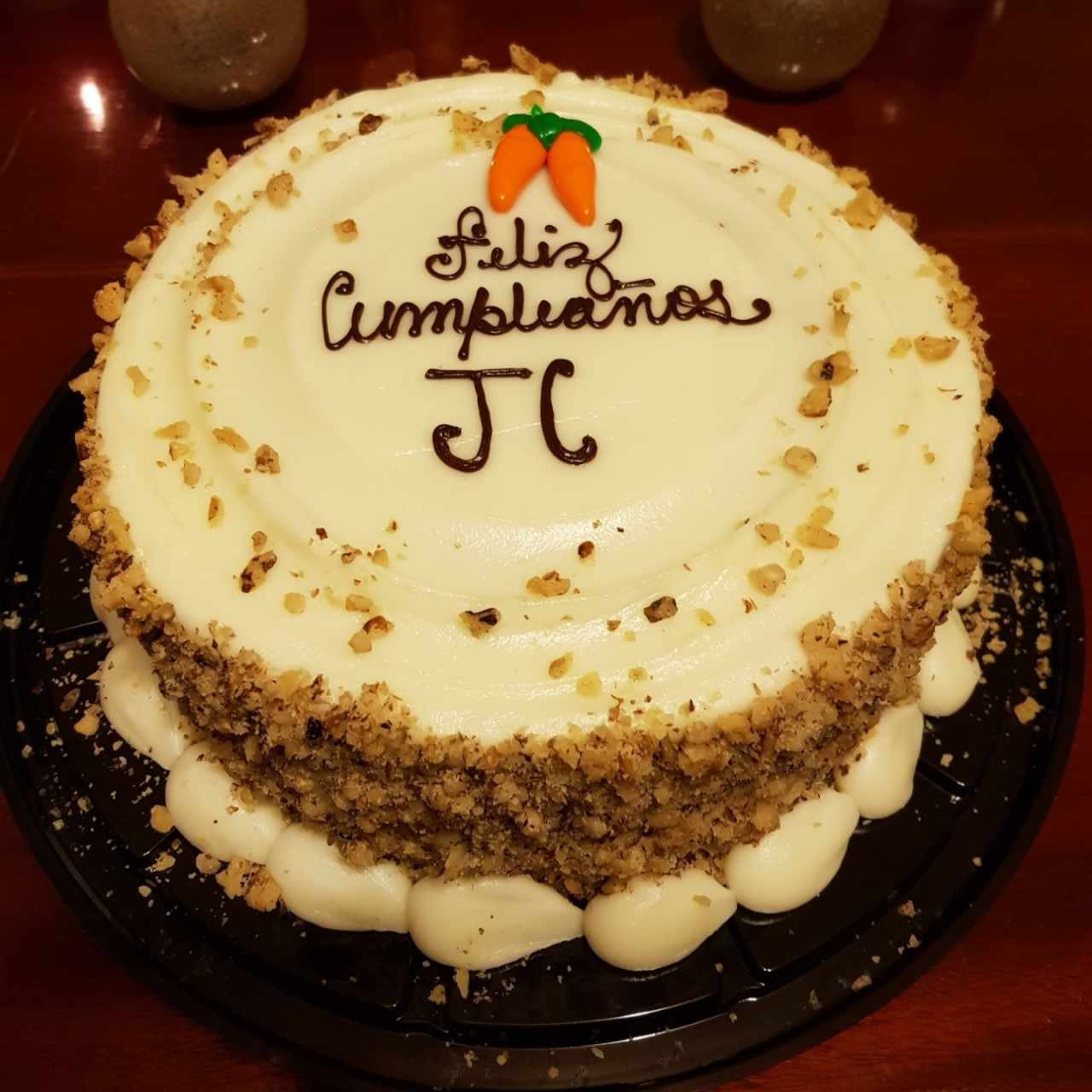 Dulce de Cumpleaños de Zanahoria 