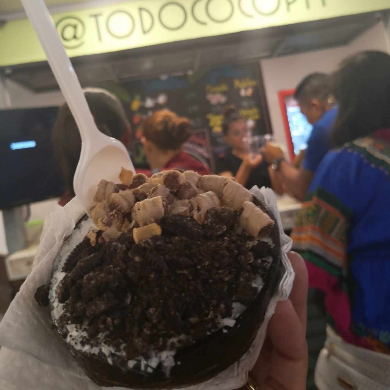 Helado de coco