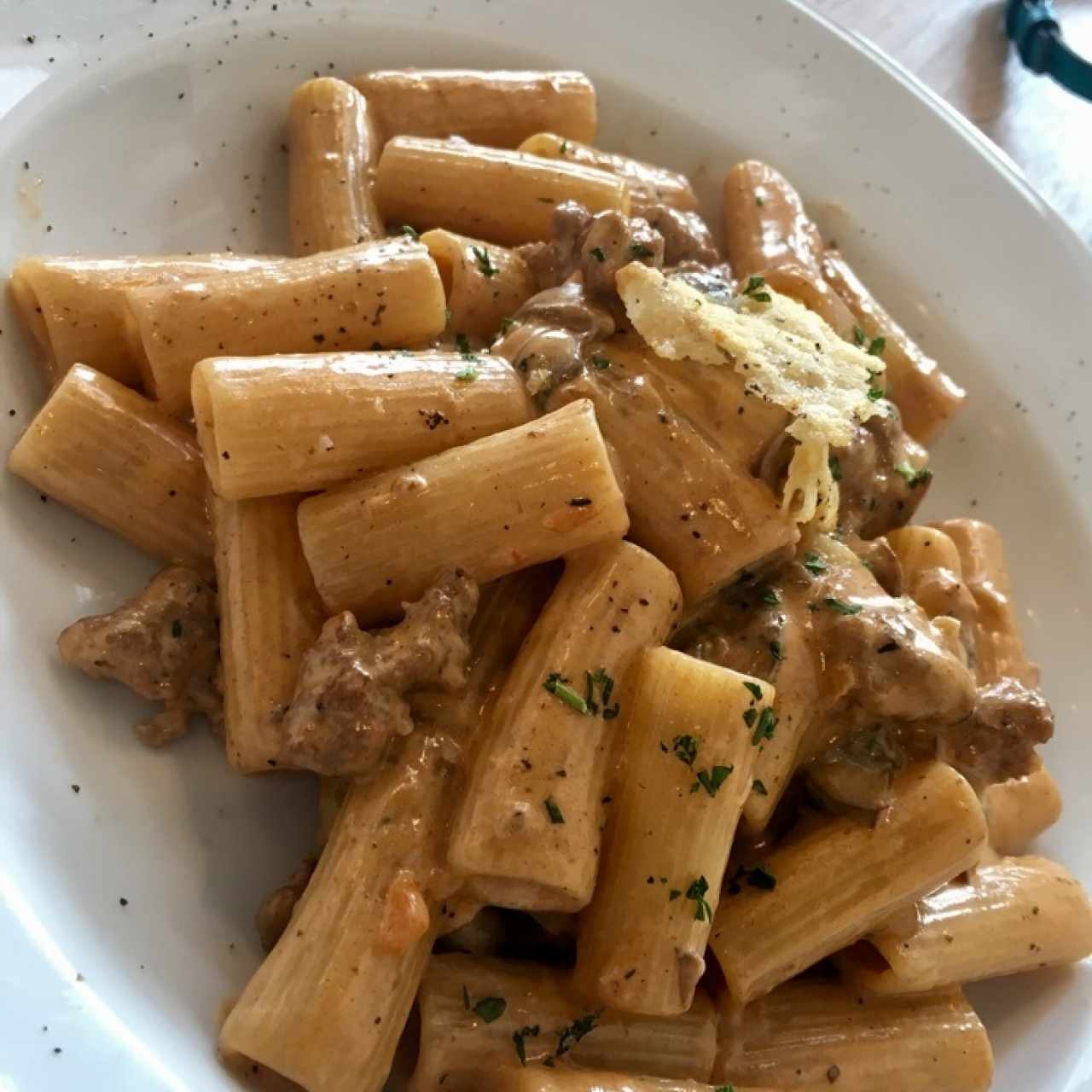 PASTA - Rigatoni Alla Boscaiolla 