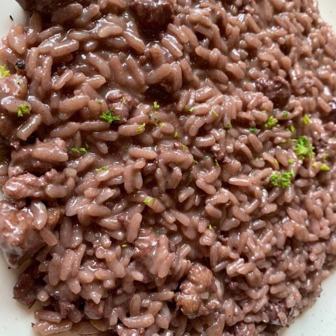 Risotto Salsiccia e Merlot