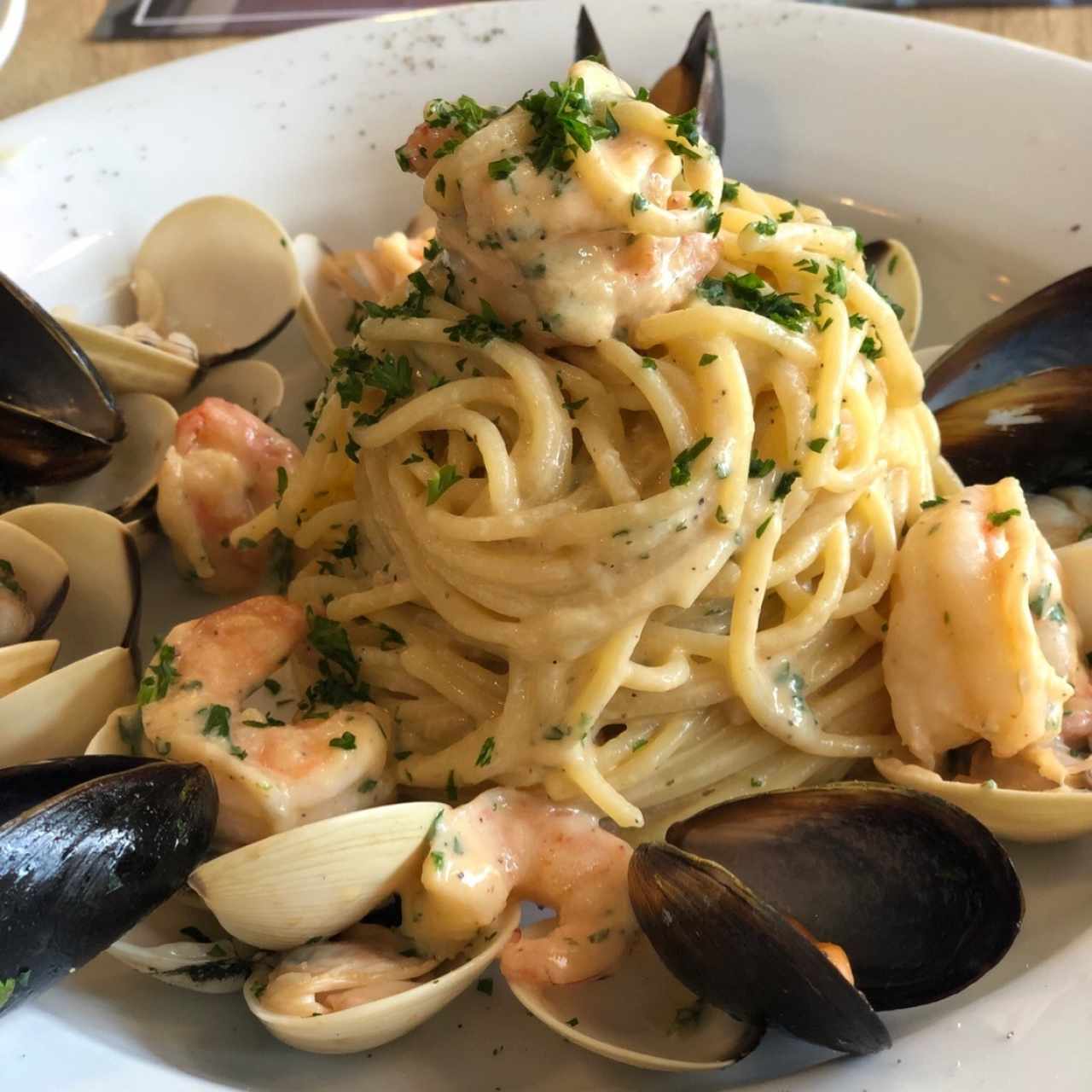 Spaghetti Carbonara Di Mare