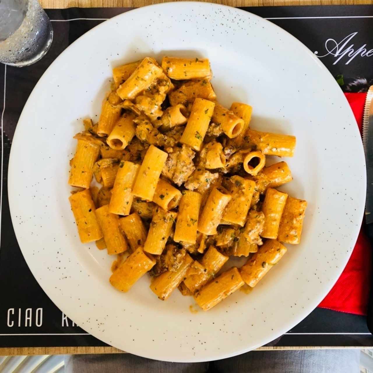 PASTA - Rigatoni Alla Boscaiolla