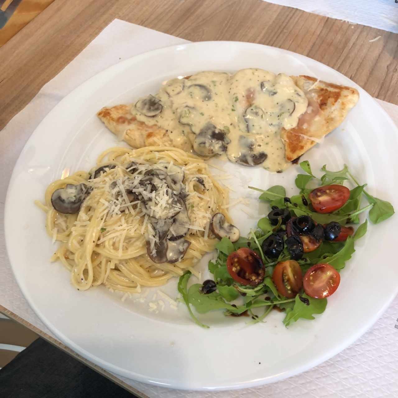 Filetto di pollo con Funghi