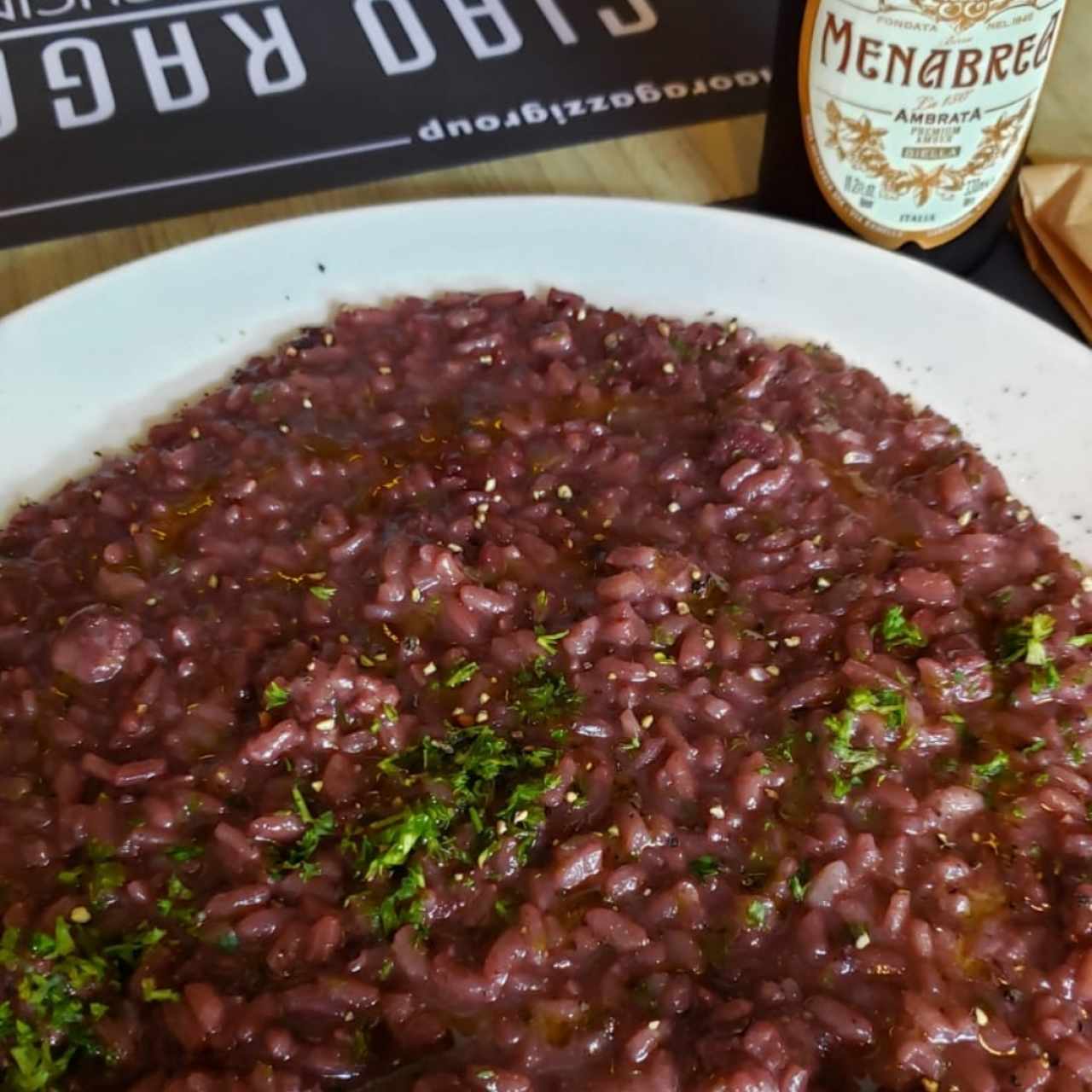 Risotto Salsiccia e Merlot