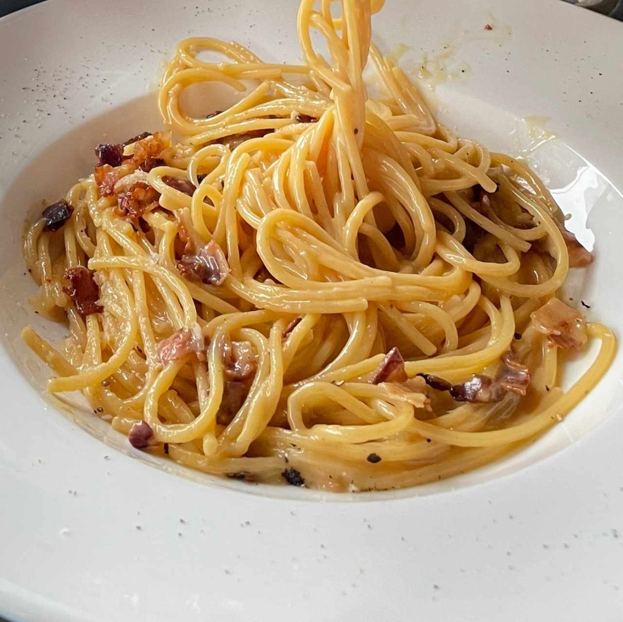 Pasta carbonara