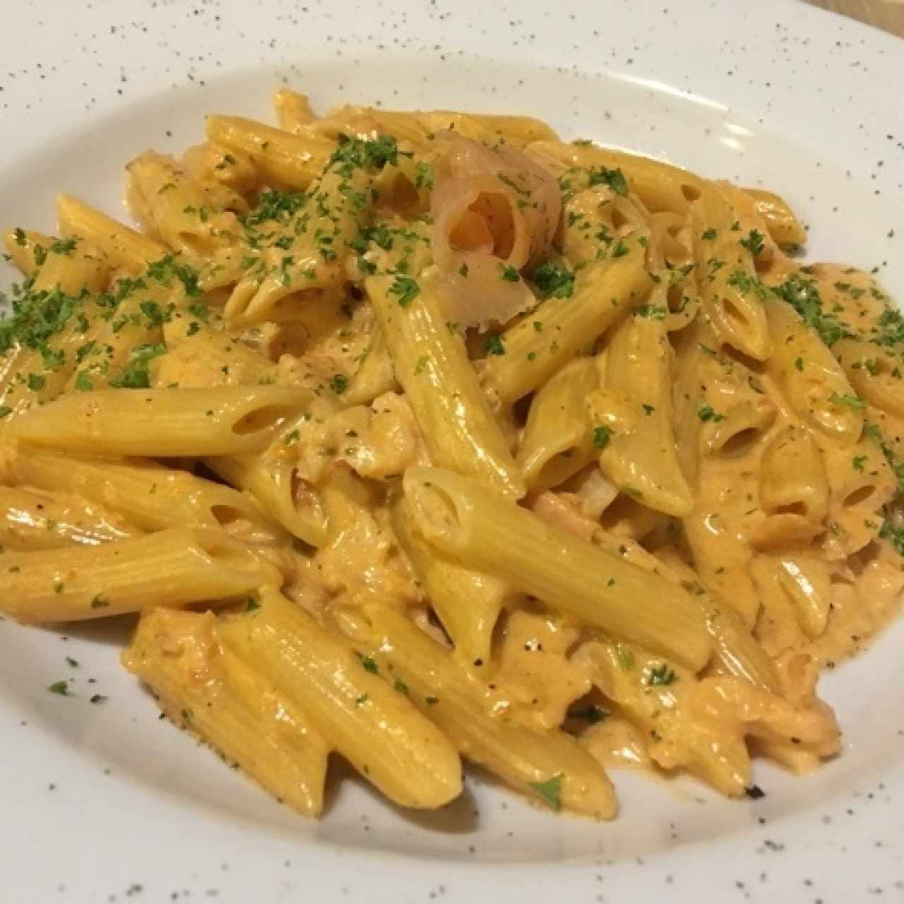 Penne al salmone