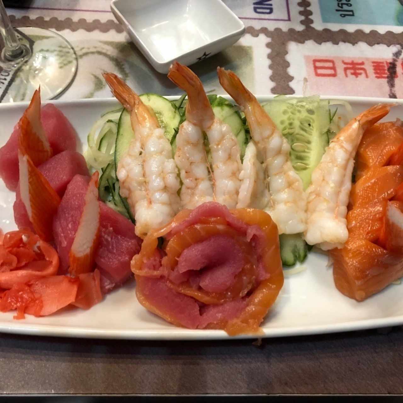 Deliciosos sashimis - Sashimi combinación