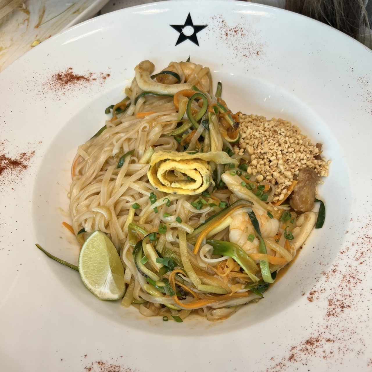 Phad Thai de Mariscos