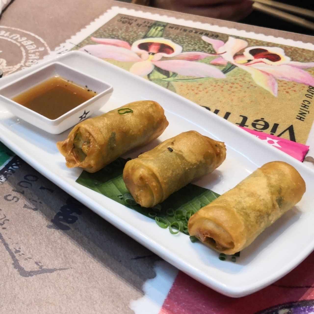 Spring roll de camarón