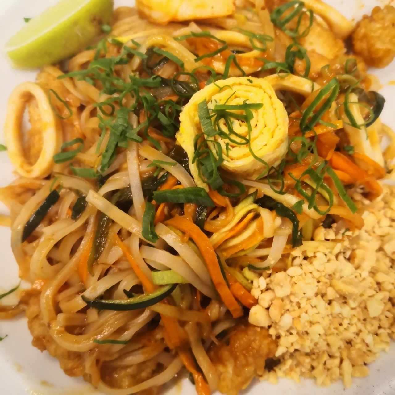 Phad Thai de Mariscos