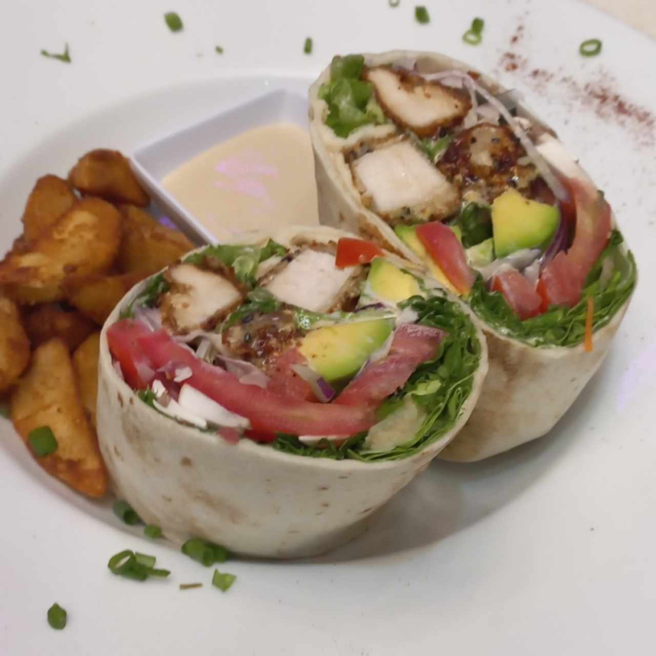 Wrap de Pollo Thai