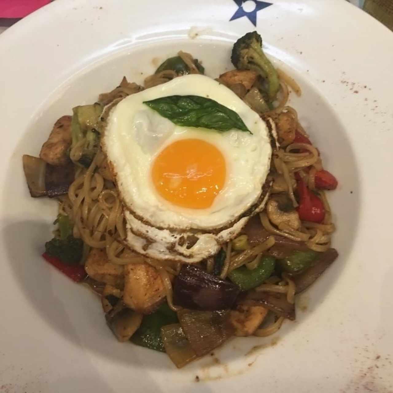 Pad Kee Maos de pollo 