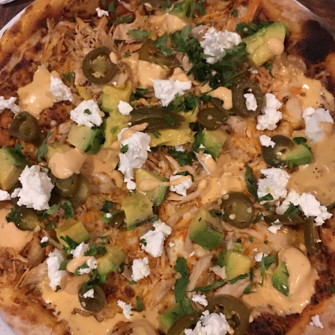 chicken taco pizza