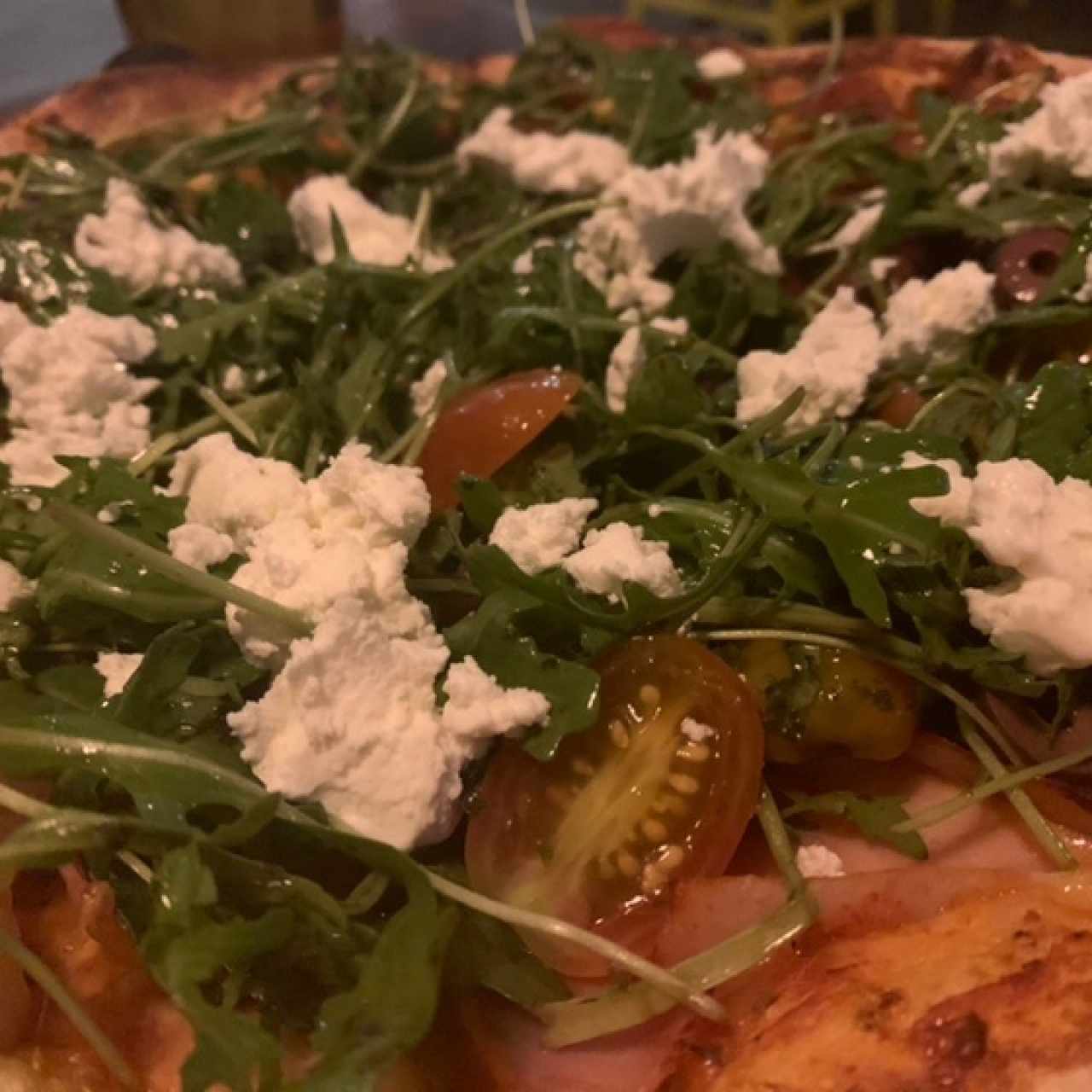 Pizza de Vegetales con extra de Jamón