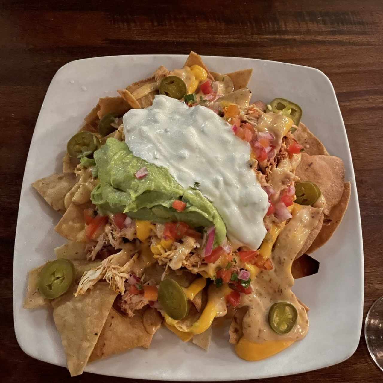 Nachos de pollo