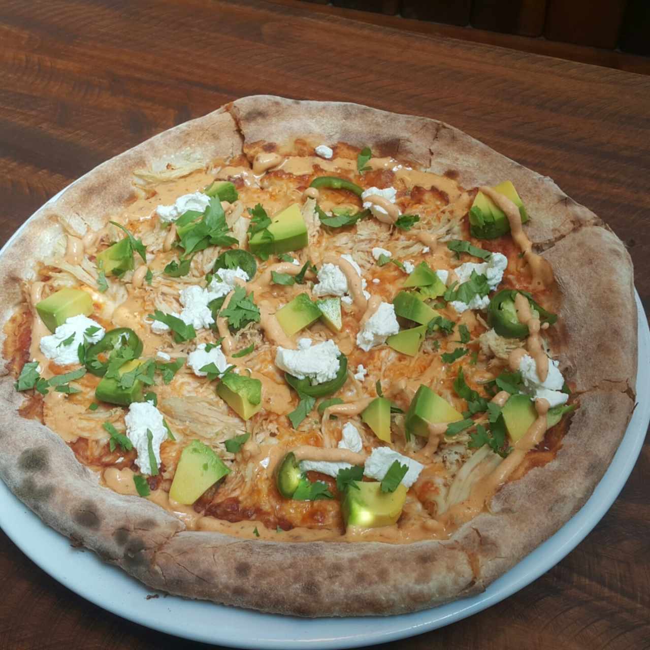 chicken taco pizza