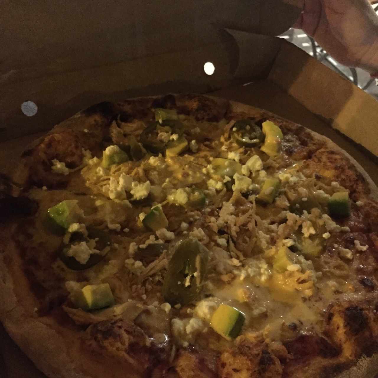 chicken taco pizza