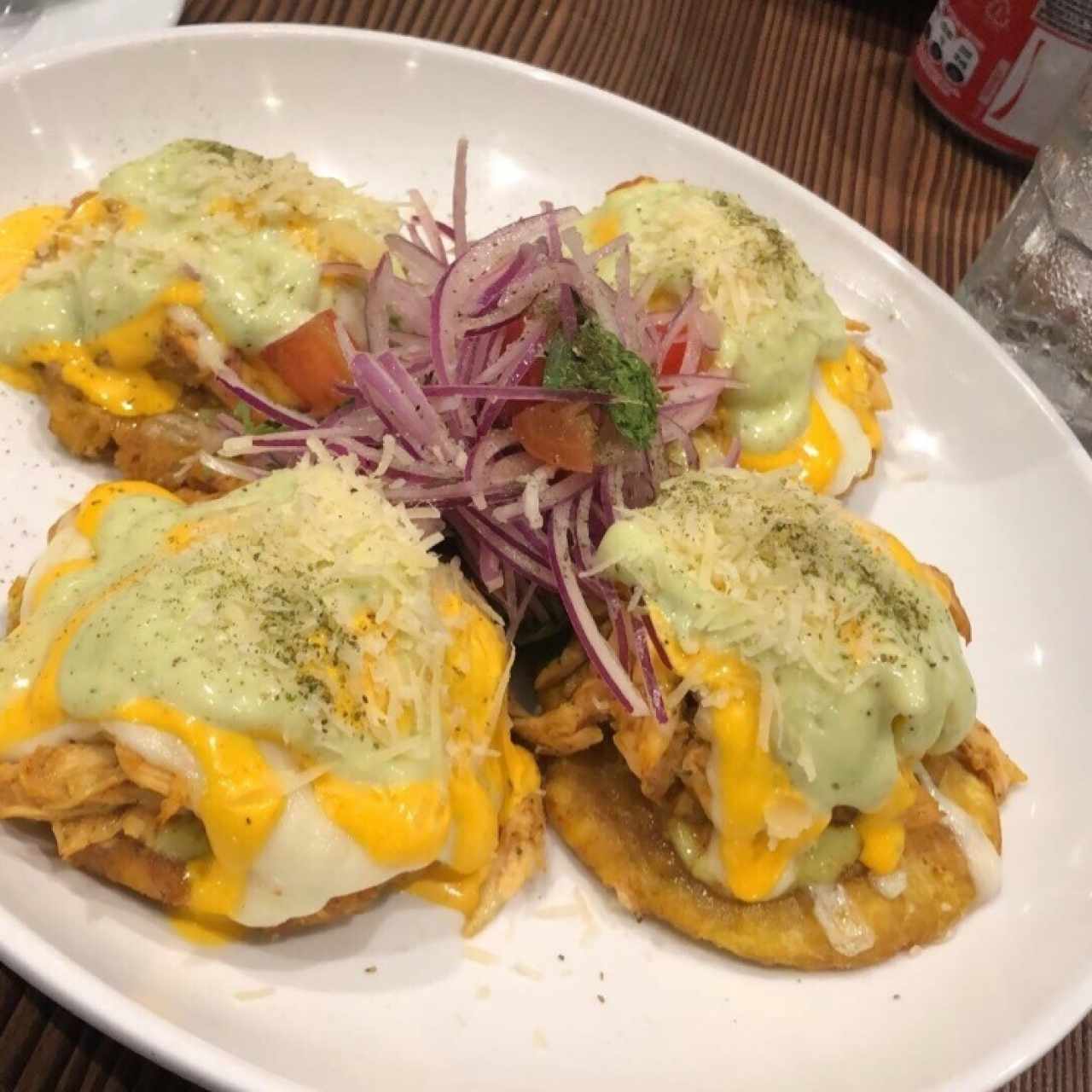 Patacones de pollo