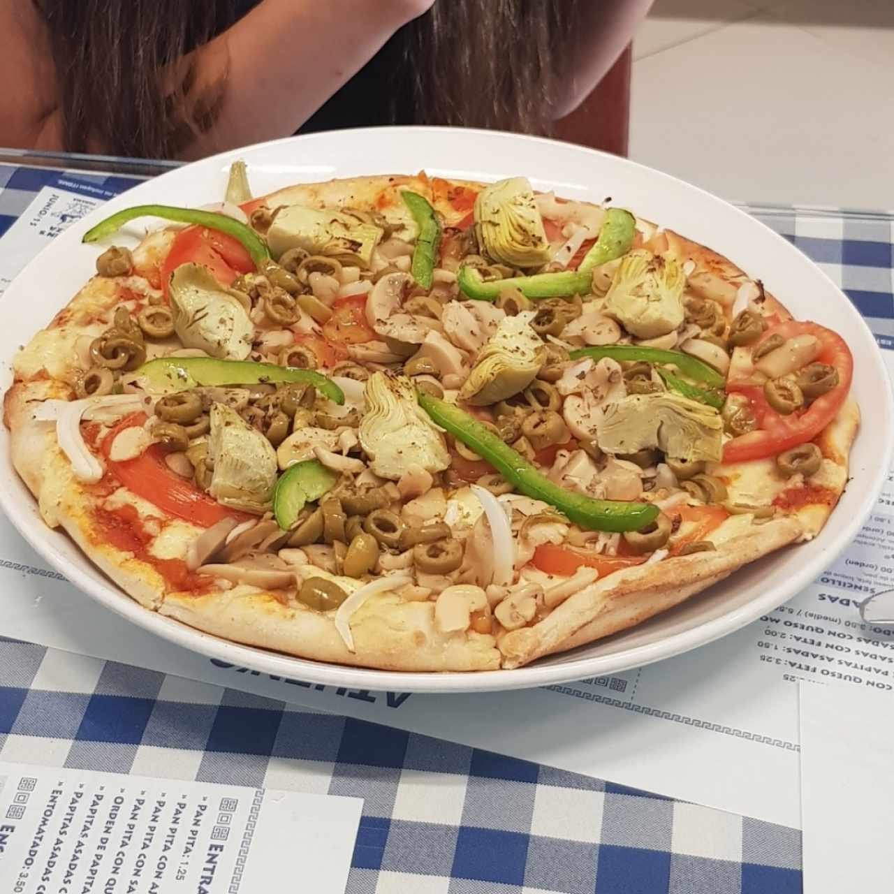 Pizza de vegetales