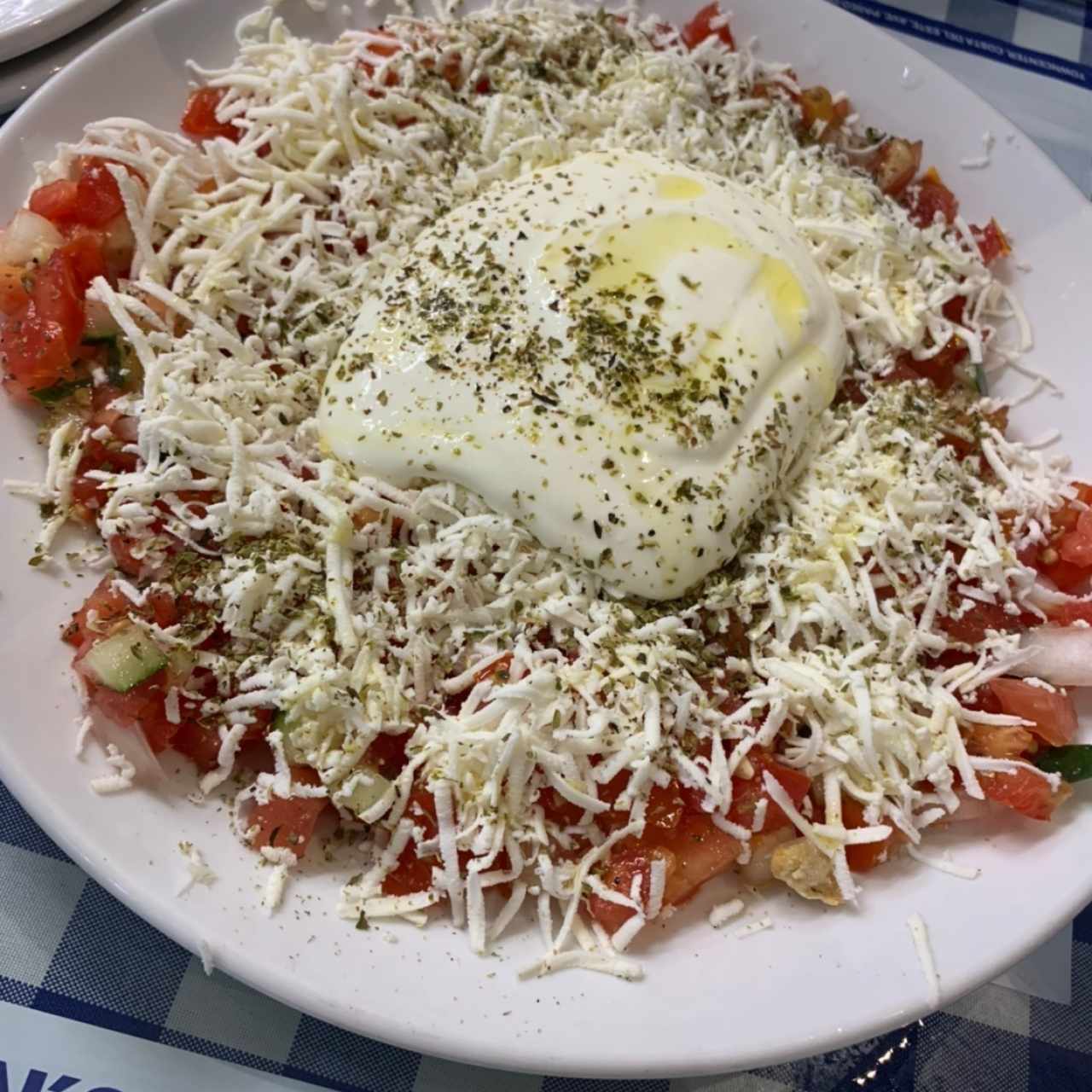 Ensalada sin pollo 