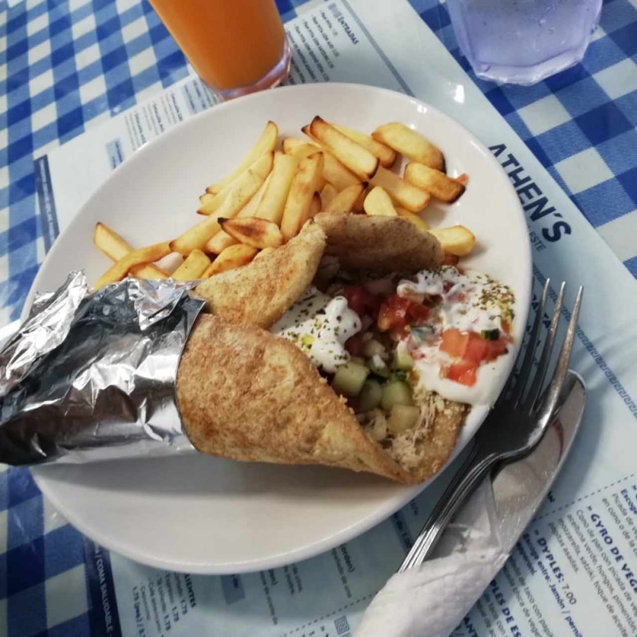 Gyro de pollo