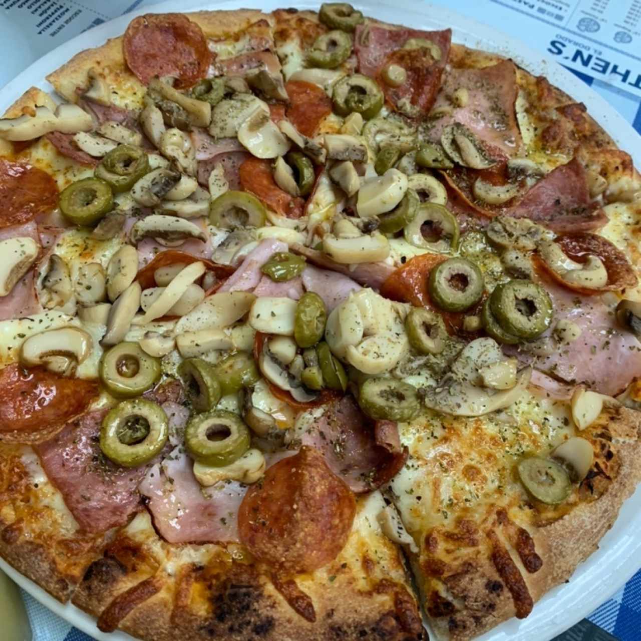 pizza de combinacion 