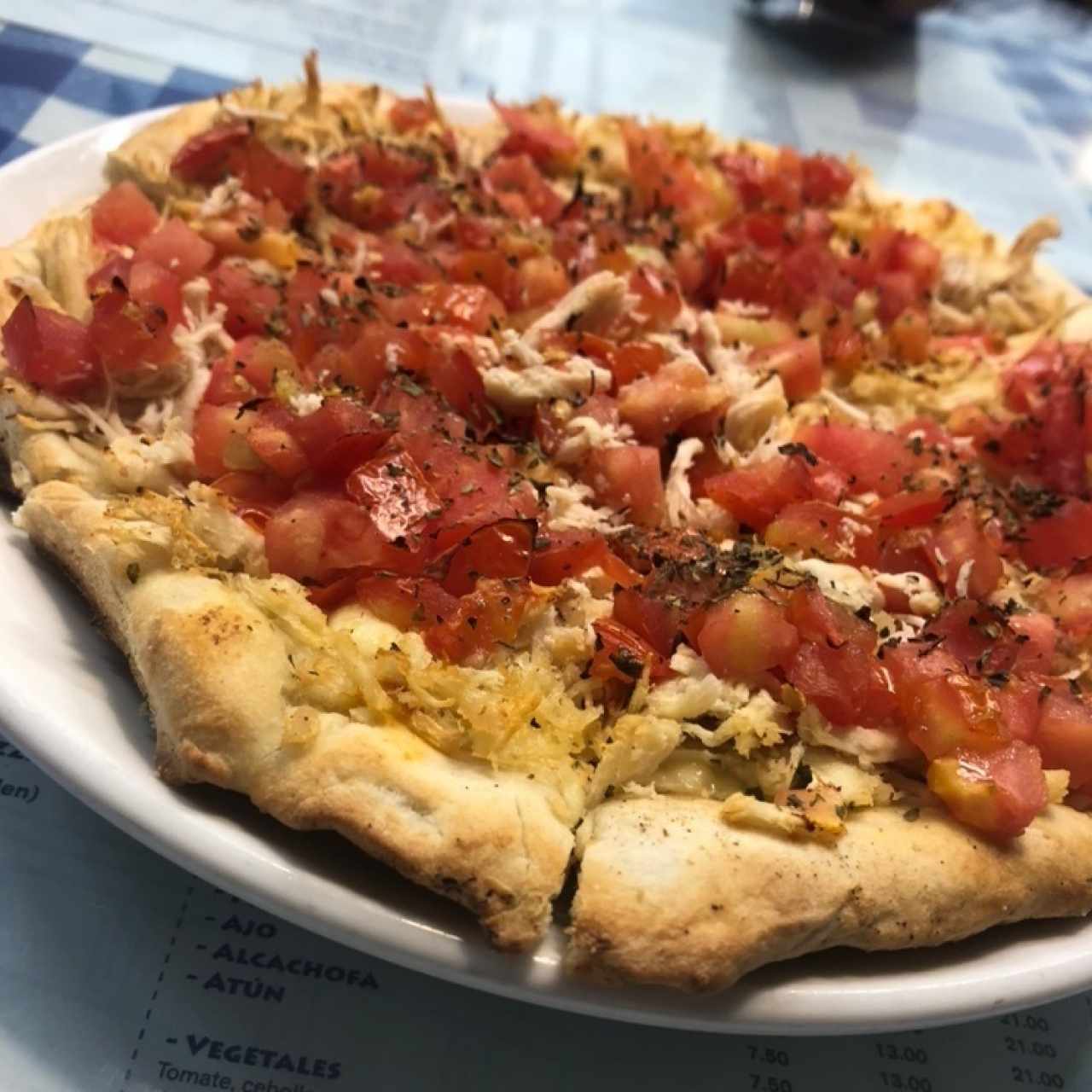 pizza de pollo especial