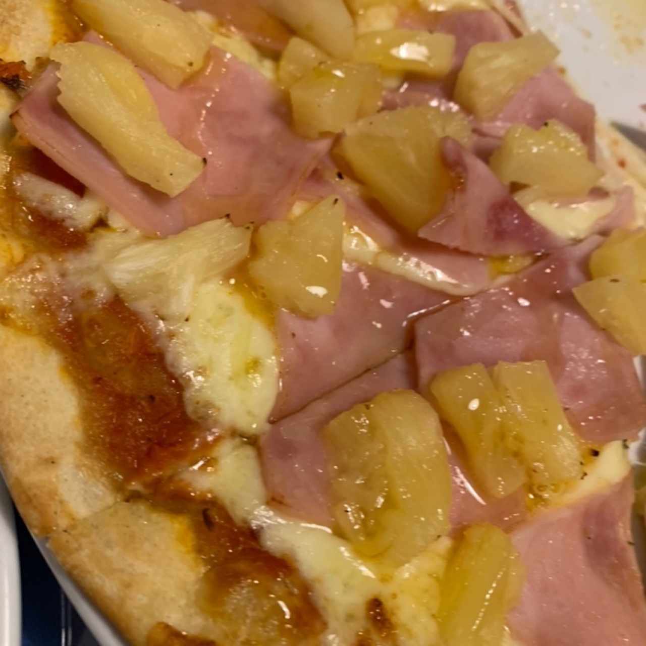 pizza con piña 