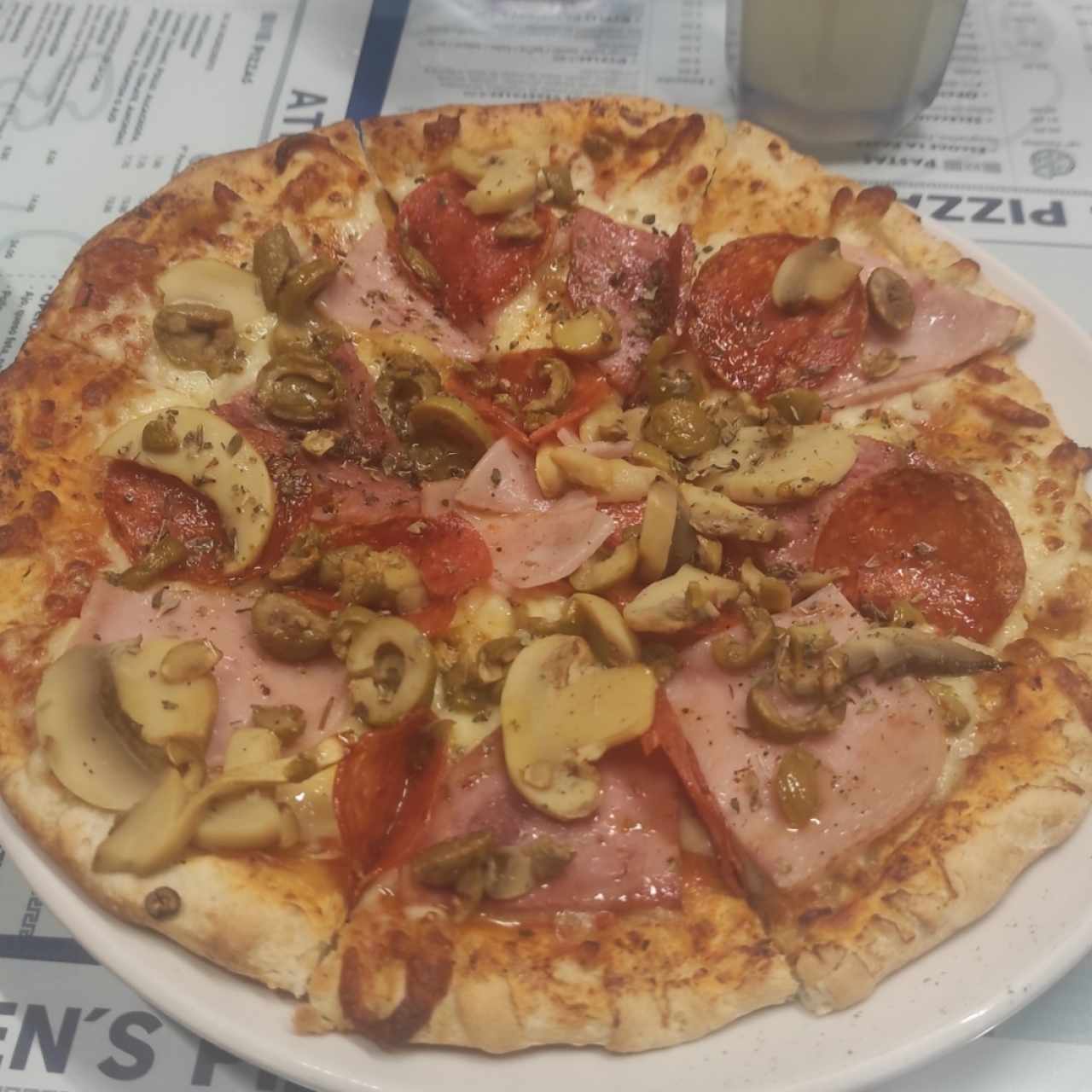 pizza combinación