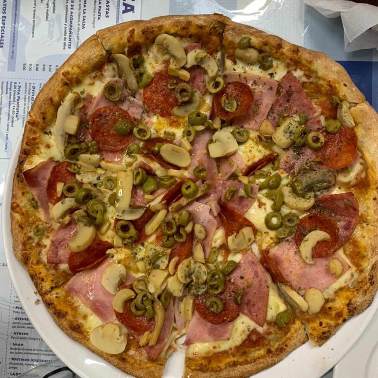 pizza de combinación