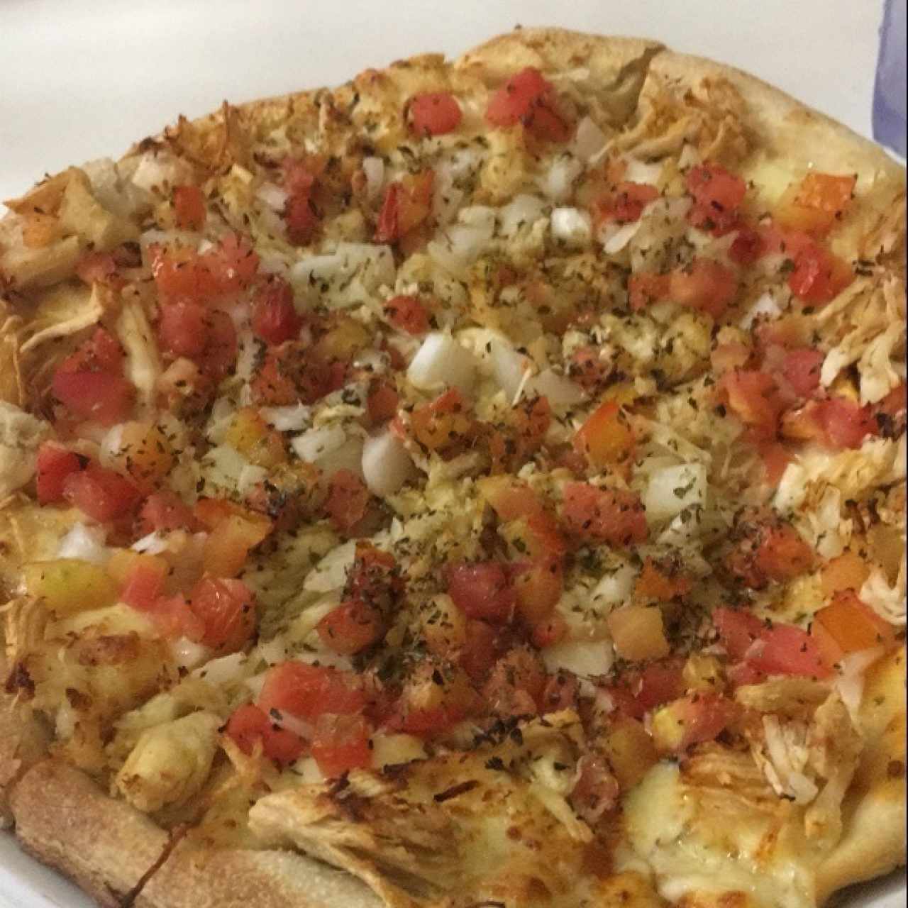 Pizza de pollo especial