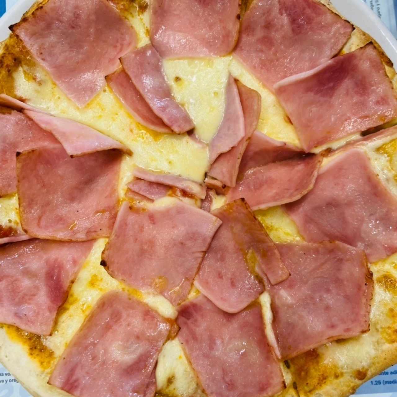 Pizza de jamón