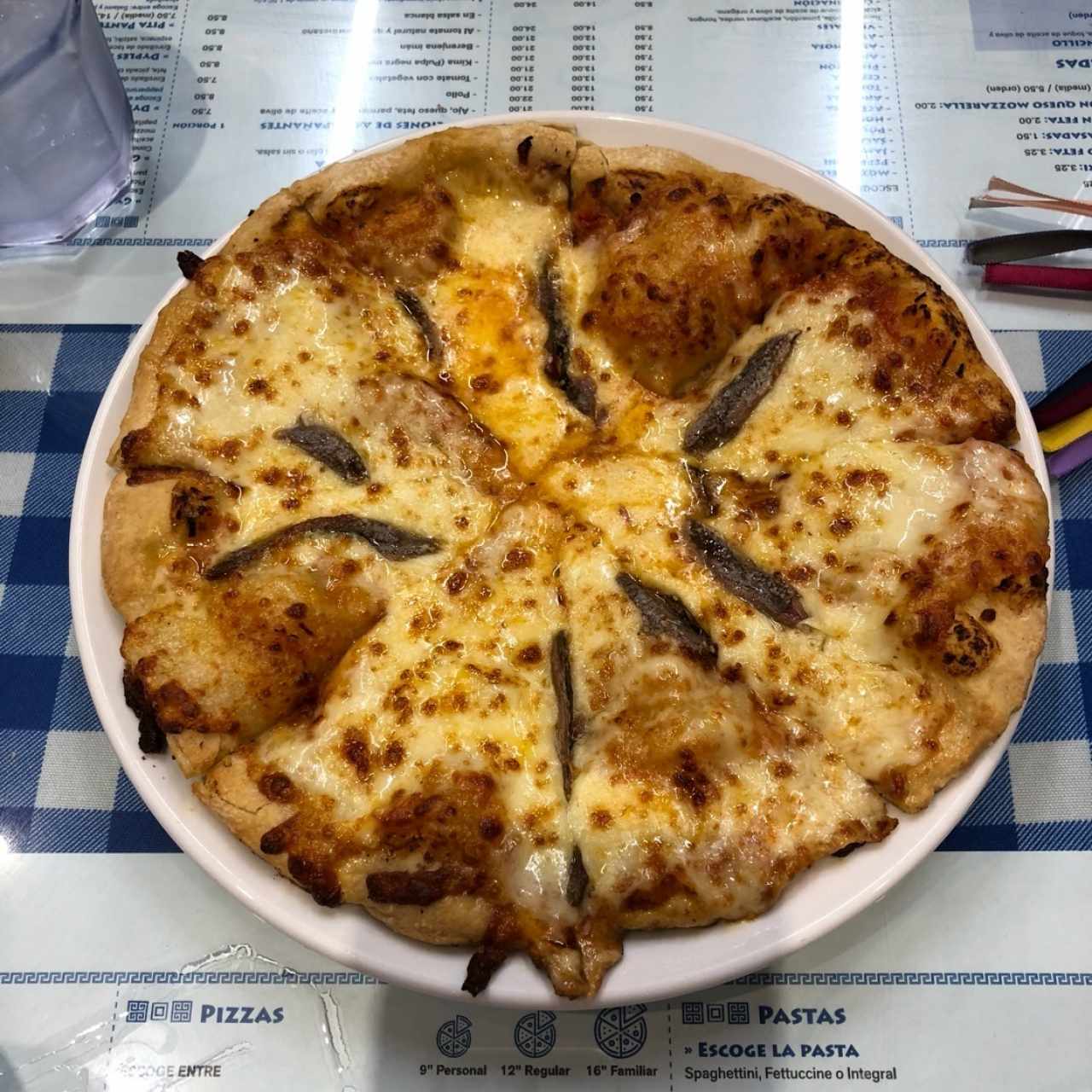 pizza de anchoas