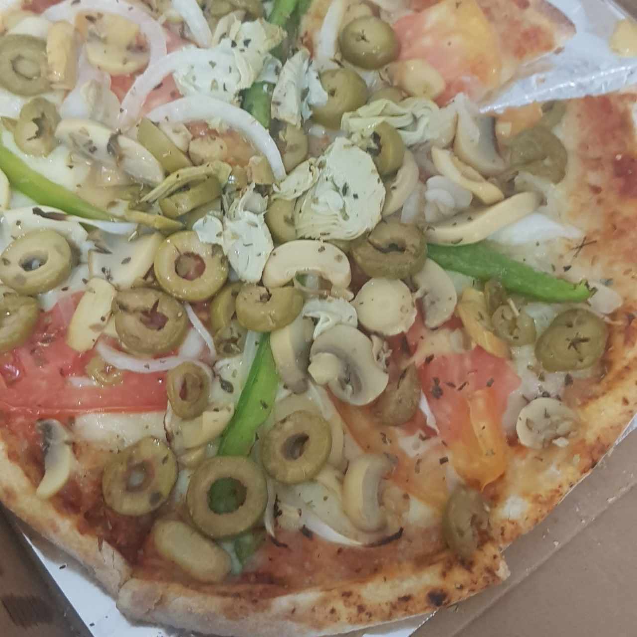 Pizza de vegetales 