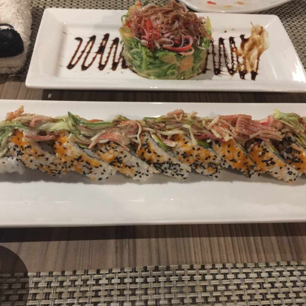 Tataki roll y Wakame Especial