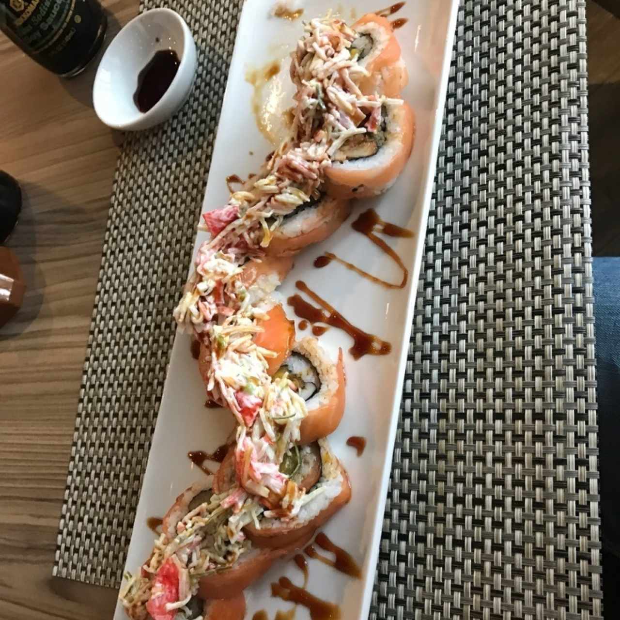 chicken roll and fish