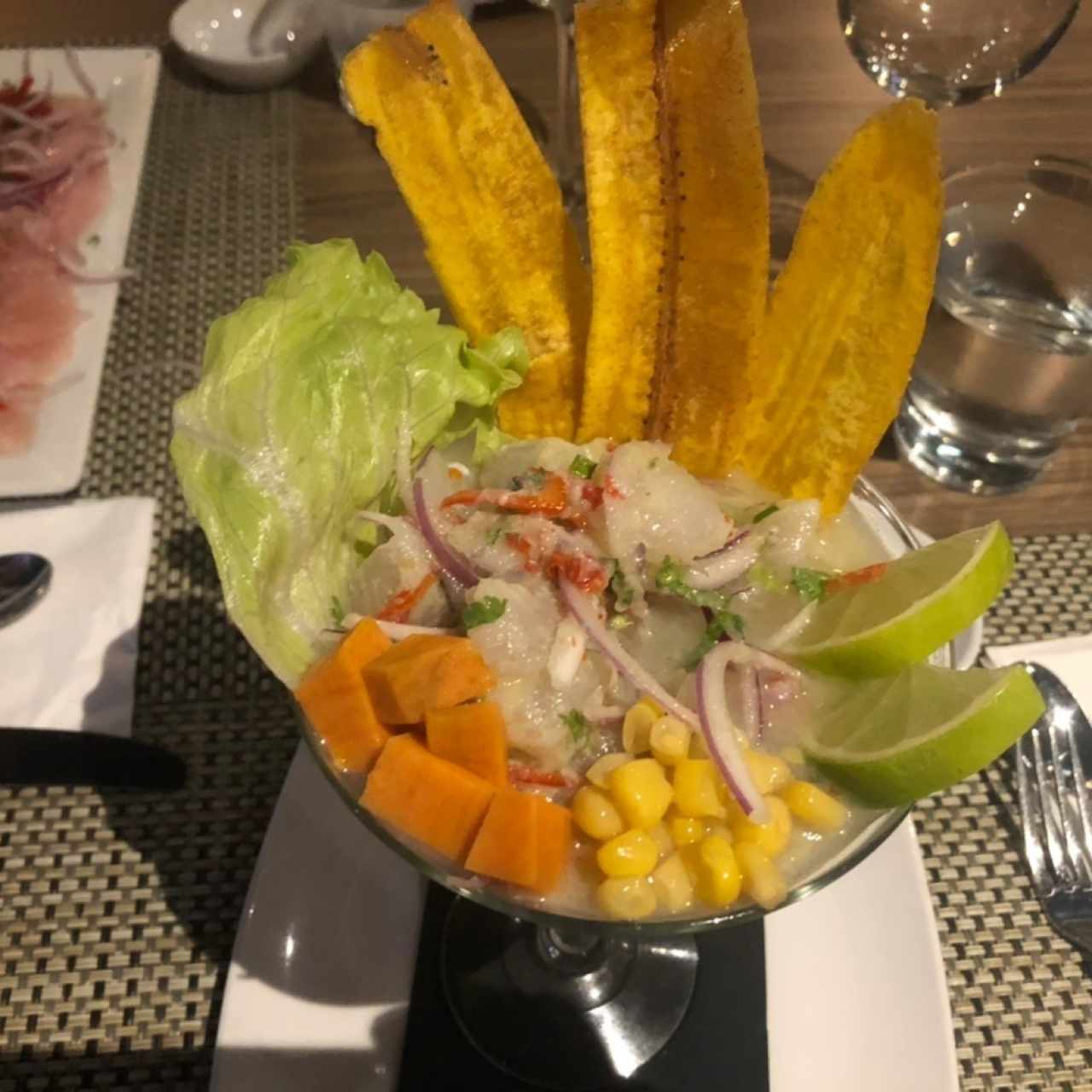 Ceviche. 