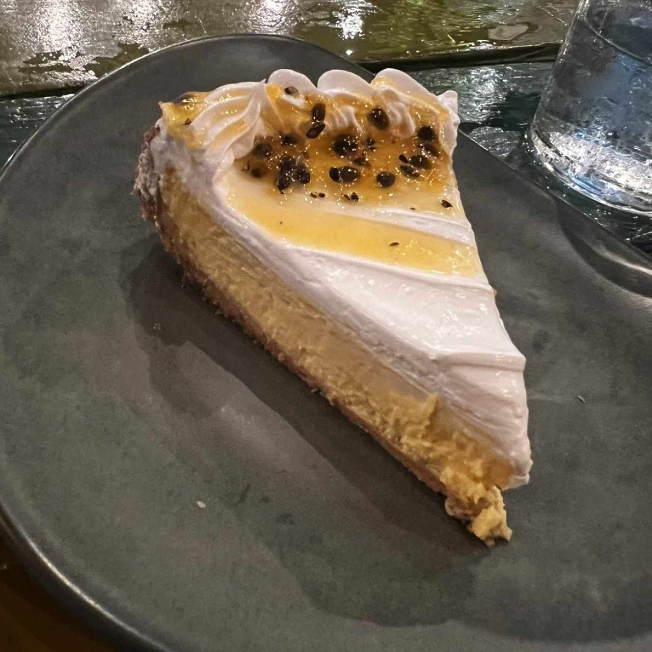 Postre de maracuyá 