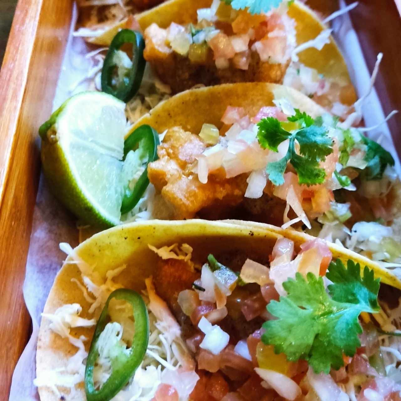 tacos de pescado