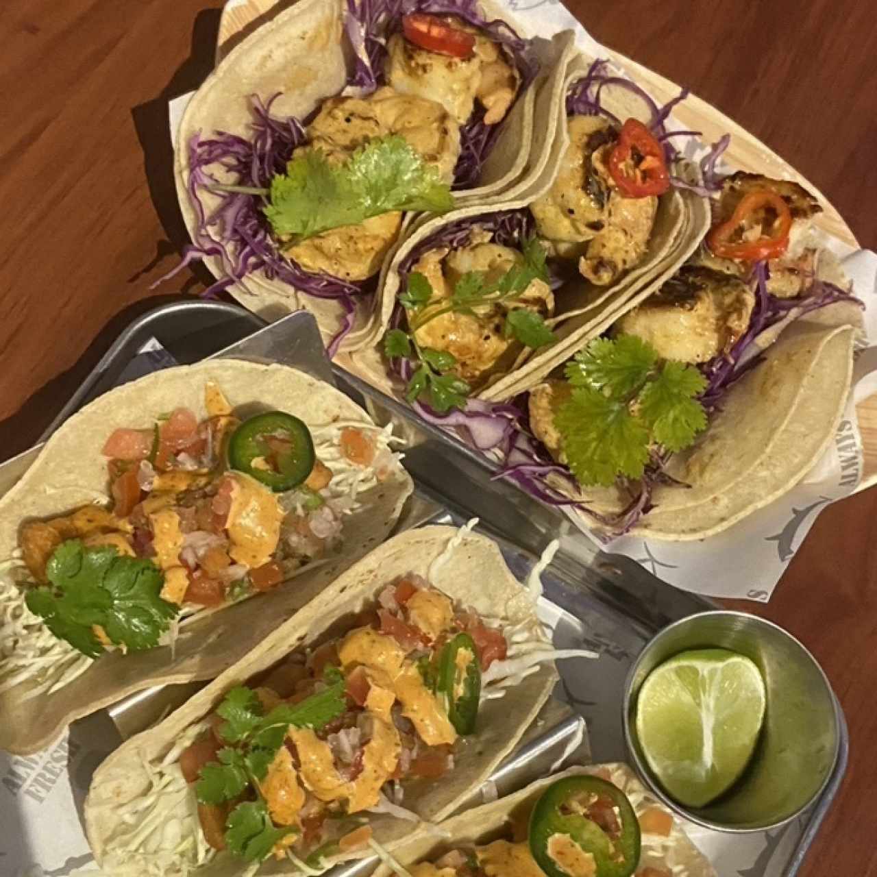 Del Mar - Shrimp Tacos 