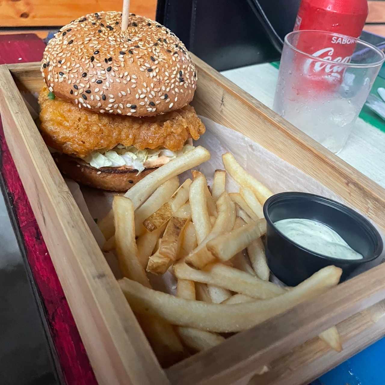 fish burger