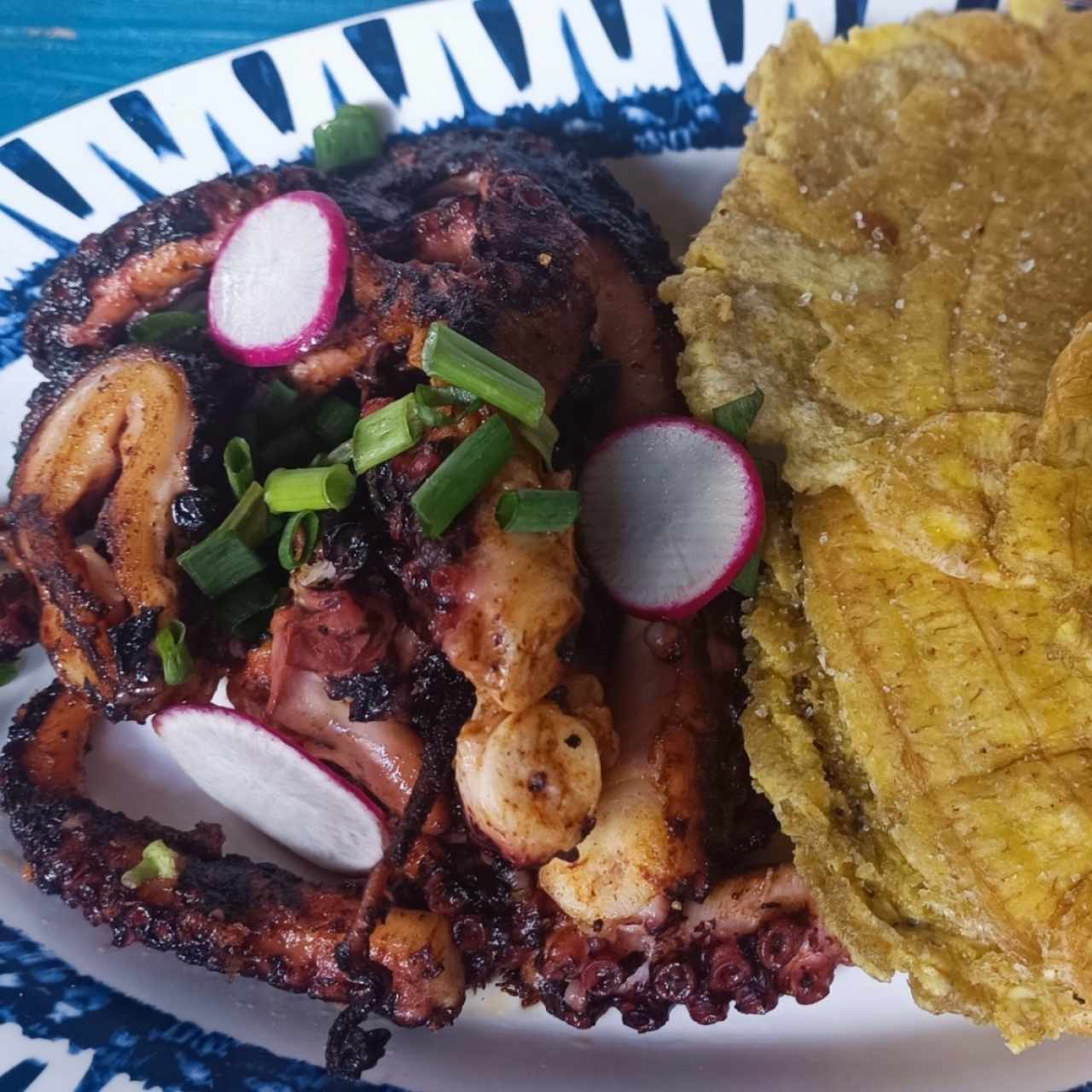 pulpo con patacones