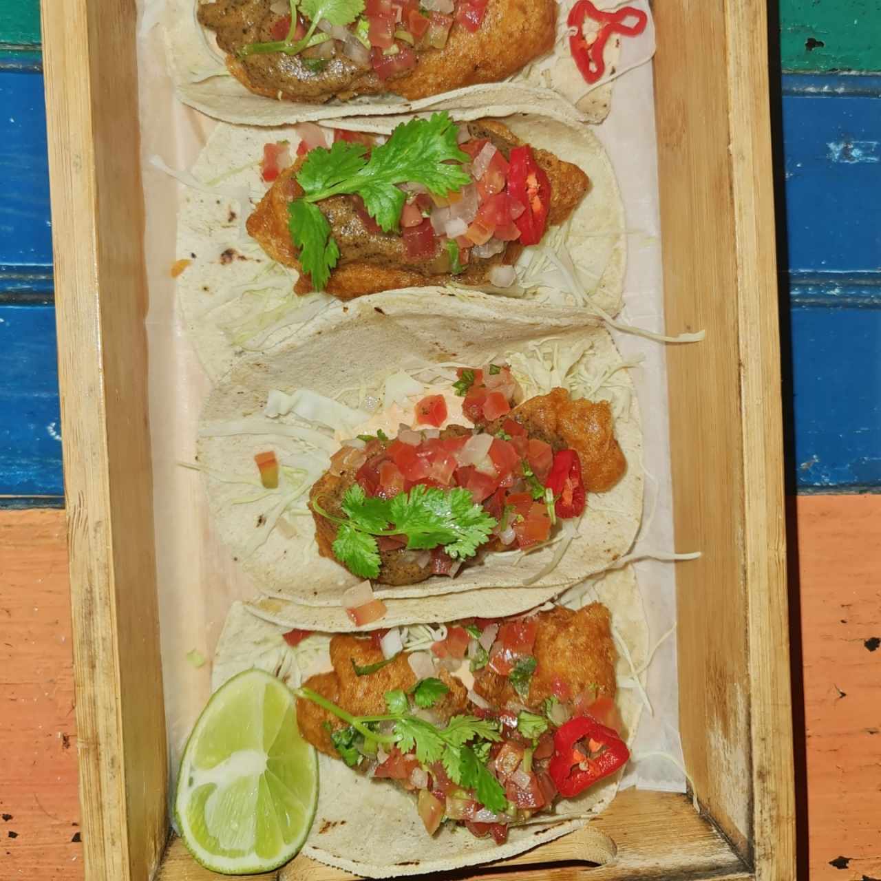 Tacos de pescado