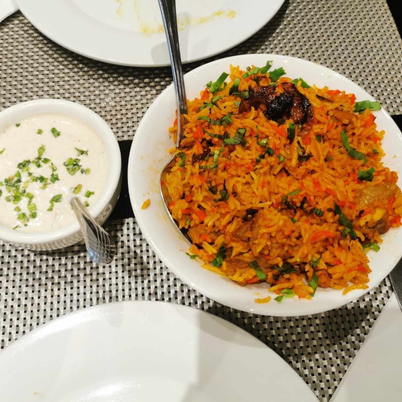 Biryani Dum de Cordero