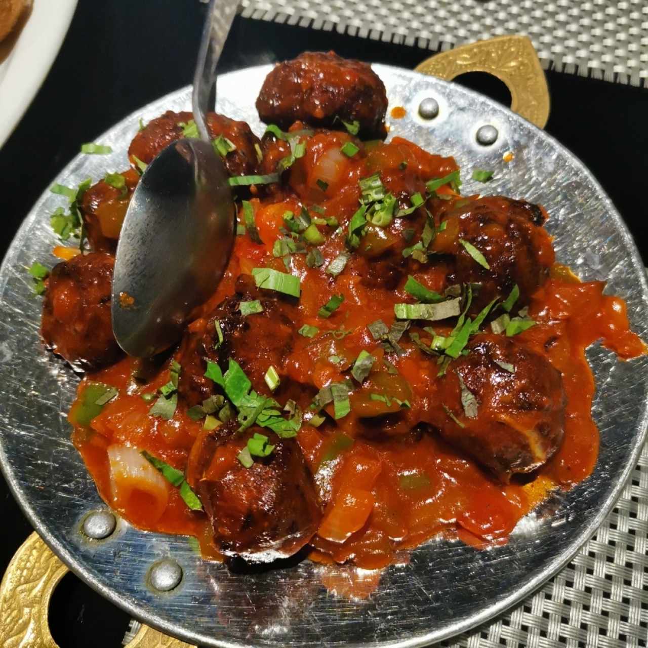 Oriental Menu - Veg Manchurian / Paneer + $1