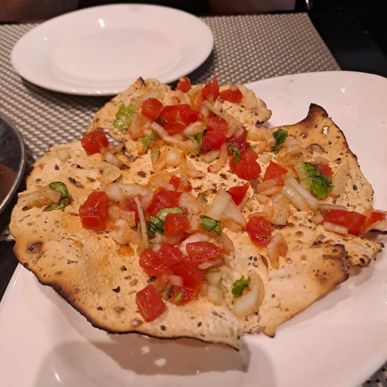 STARTERS VEGETARIAN - MASALA PAPAD