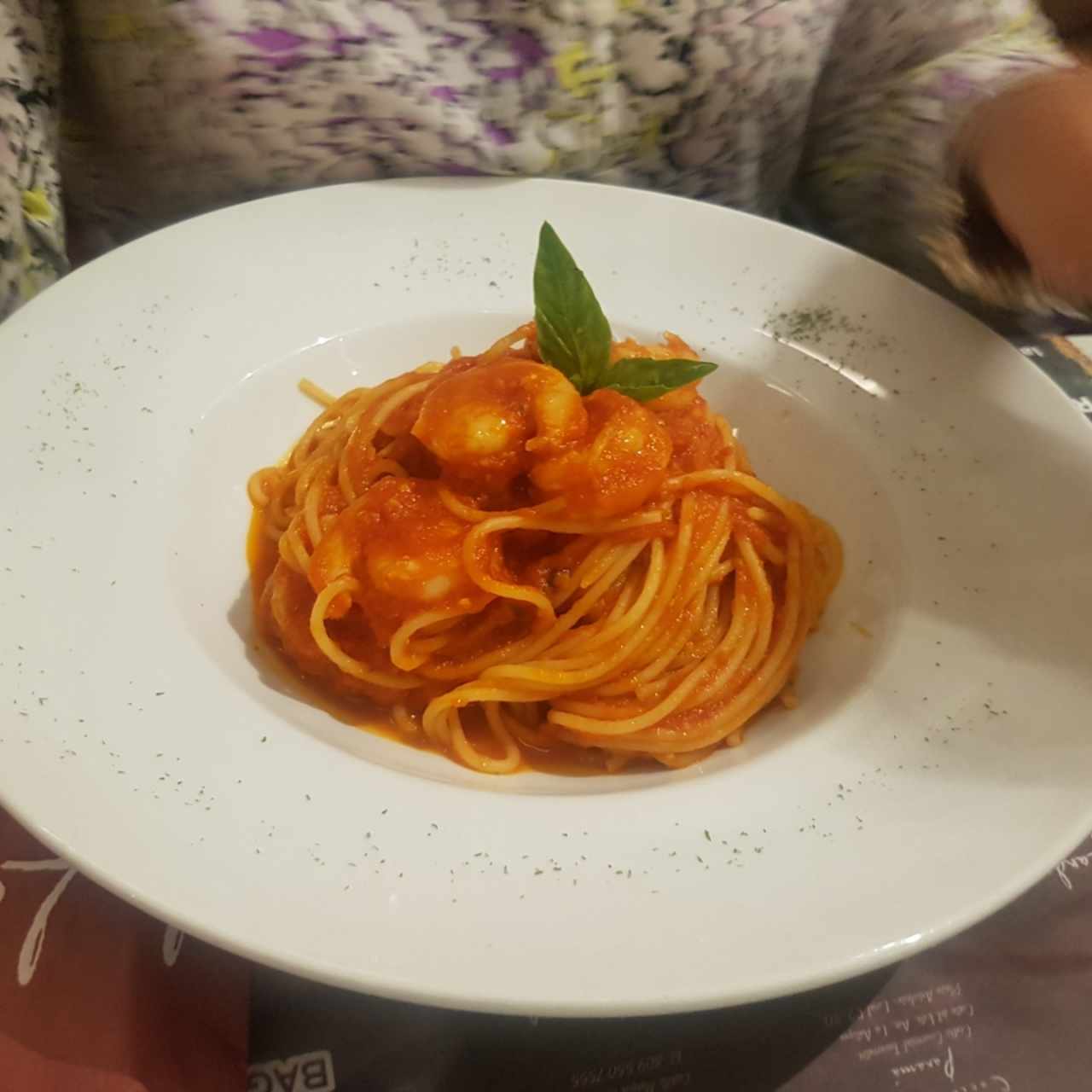 Ai Gamberi con salsa pomodoro