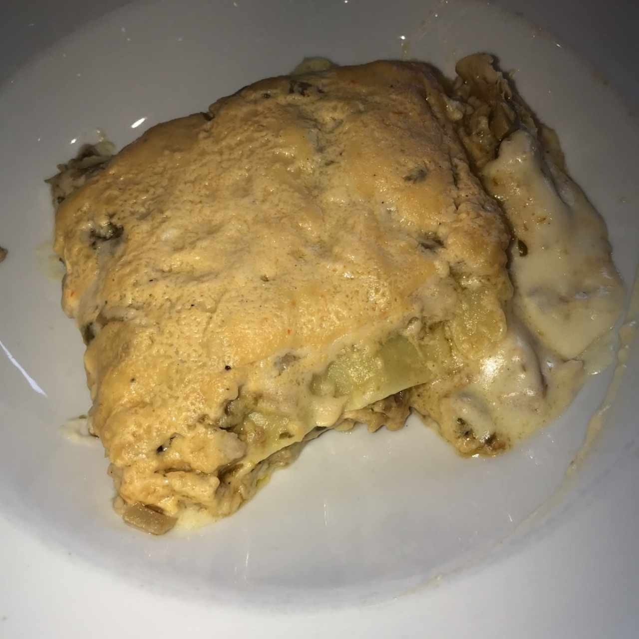 lasagna de pollo