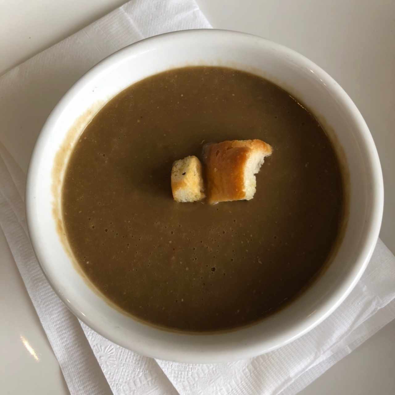 Sopa de lentejas 