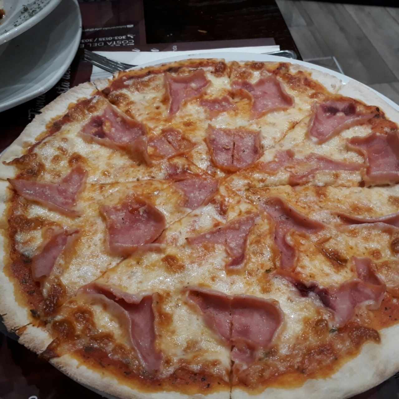 pizza de jamón 